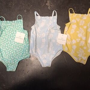 3 STARTING OUT Bathing Suits Sz 12M